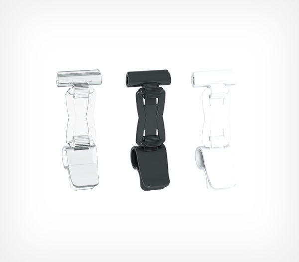 Комплект ДЕЛИ высотой 40 мм для крепления на край посуды, цвет белый