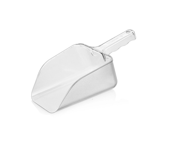 Совок для сыпучих продуктов 750мл, прозрачный (поликарбонат)