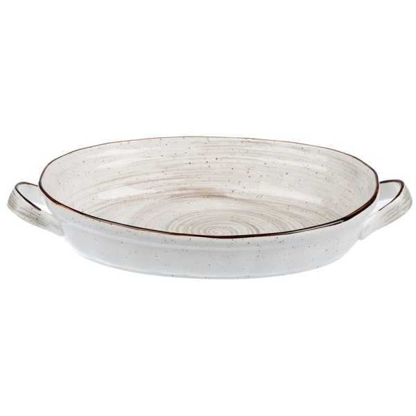 Блюдо с ручками White Fusion 2,2 л, 23*30,5 см, P.L. Proff Cuisine																														