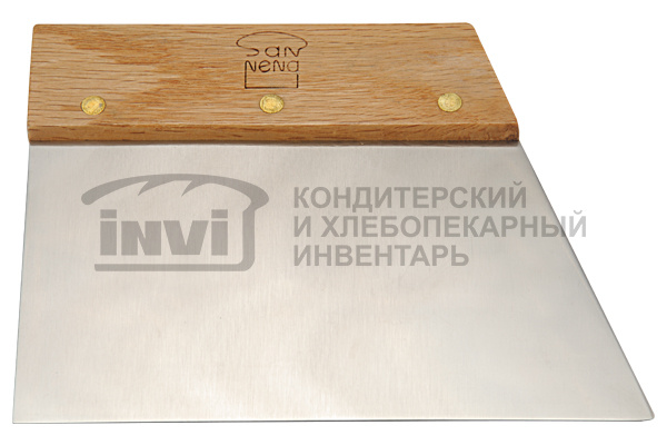 Скребок металлический с деревянной ручкой SN4106 