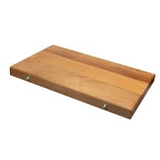 Доска разделочная 700х300х42 бук промаслен. с желез.стяжками +
