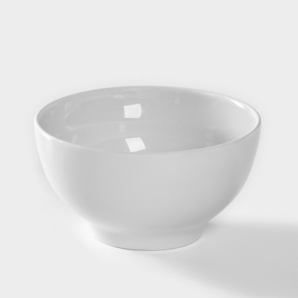 Салатник фарфоров «Бельё», 250 мл, цвет белый