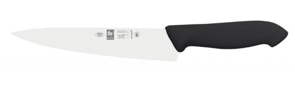 Нож поварской 180мм. черная ручка Icel /6/