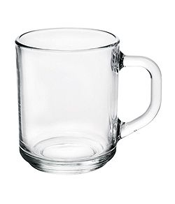 Кружка 250 мл. d=70, h=90 мм прозрач. Маг /12/840/