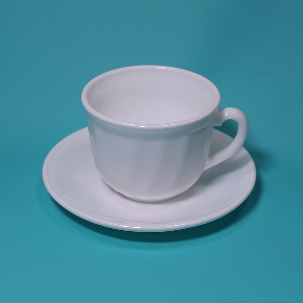Набор кружка 150ml  6 шт. c блюдцем 5''  6 шт. 
