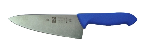Нож поварской 200 мм. синяя ручка Icel /6/