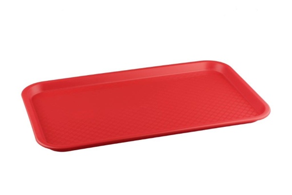 Поднос 525x325мм, красный Россия /10*