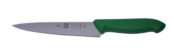Нож поварской 160мм зеленая ручка Icel /6/