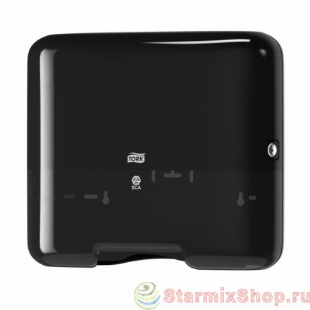 Диспенсер H3 Мини для полотенец ZZ, черный Tork