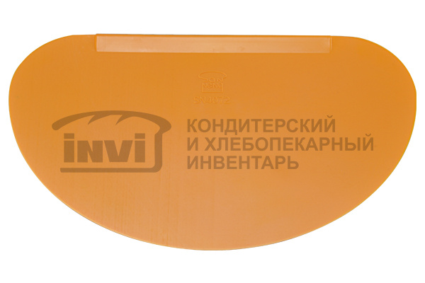 Скребок пластиковый для теста 159х103мм+
