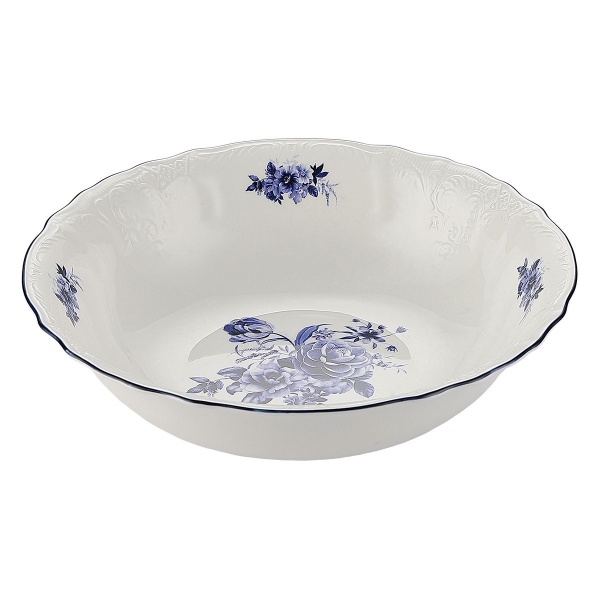 Салатник 23 см, 1100 мл, коллекция "Blue Flower"  P.L. Proff Cuisine