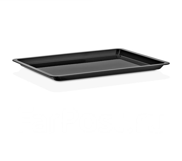 Поднос 1/1, h=22, поликарбонат, черный /12