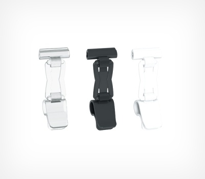 Комплект ДЕЛИ высотой 40 мм для крепления на край посуды, цвет прозрачный