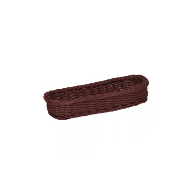 Корзина прямоугольная, 250*100*50MM, коричневая, полипропилен