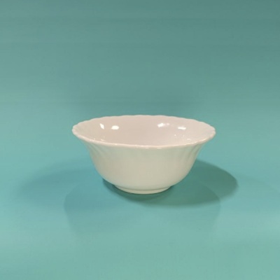 Салатник с волнистым краем D 118мм, V 150мл, стекло опаловое/96/6