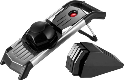 Мандолина (Овощерезка) V-BLADE, 5 насадок с держателем, P.L. - Proff Chef Line